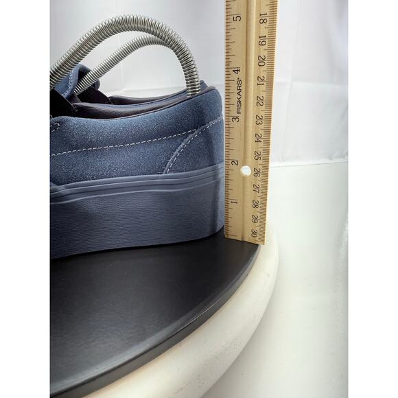 Vans Blue Slip-On Athletic Shoes - Picture 2 of 9